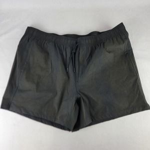 VRST Men's 5'' Everyday Short XXL Black Lined Pockets‎ Drawstring Elastic NWT